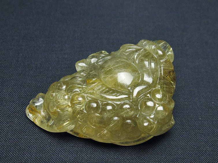 ゴールドタイチンルチル金蟾 置物 [t801-677] 3枚目