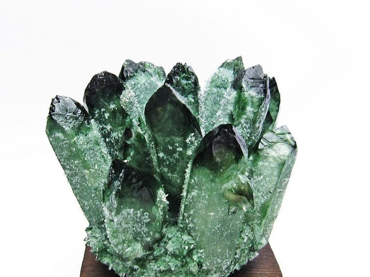 緑水晶 グリーンクォーツ クラスター [t802-3997] 3枚目