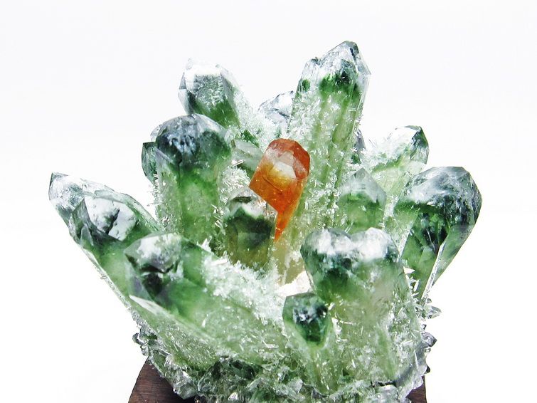 緑水晶 グリーンクォーツ クラスター [t802-4034] 3枚目