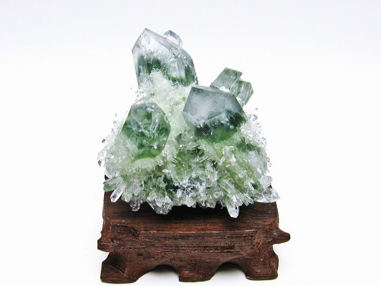 緑水晶 グリーンクォーツ クラスター [t802-4071] 1枚目