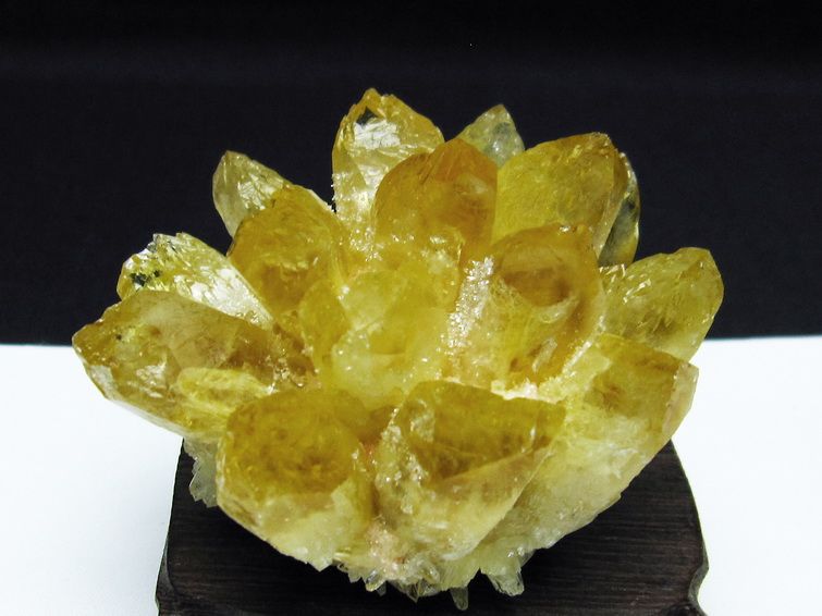 黄水晶 イエロークォーツ クラスター  [t802-4470] 2枚目