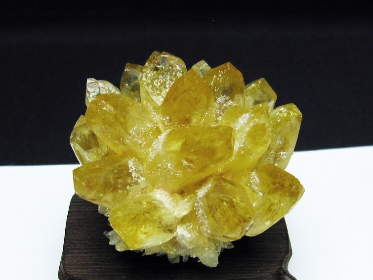 黄水晶 イエロークォーツ クラスター  [t802-4470] 3枚目