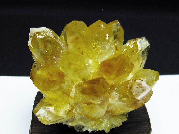 シトリン 水晶クラスター[t802-4472]