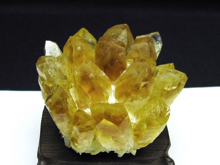 黄水晶 イエロークォーツ クラスター [T802-4480] 3枚目