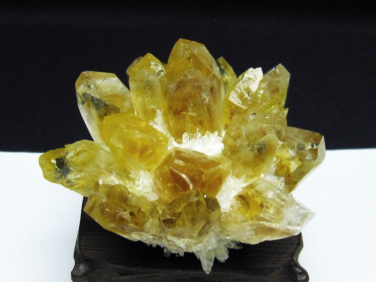 黄水晶 イエロークォーツ クラスター [T802-4485] 3枚目