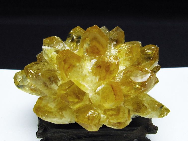 黄水晶 イエロークォーツ クラスター  [t802-4508] 2枚目