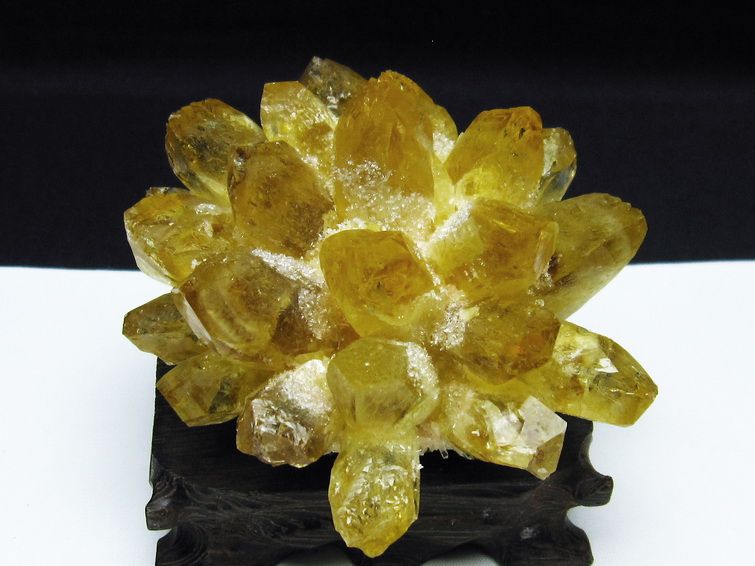 黄水晶 イエロークォーツ クラスター  [t802-4508] 3枚目
