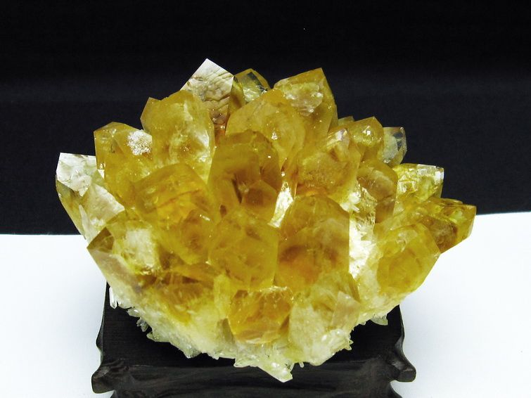 黄水晶 イエロークォーツ クラスター  [t802-4526] 3枚目