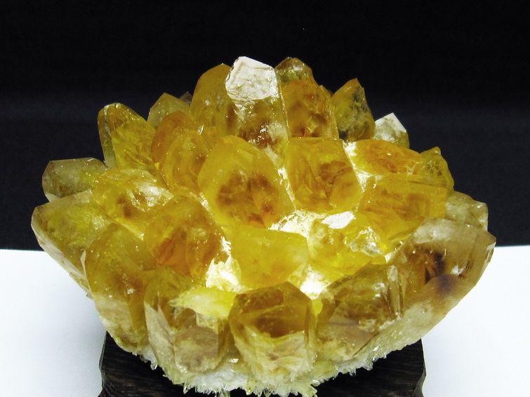 黄水晶 イエロークォーツ クラスター  [t802-4539] 2枚目