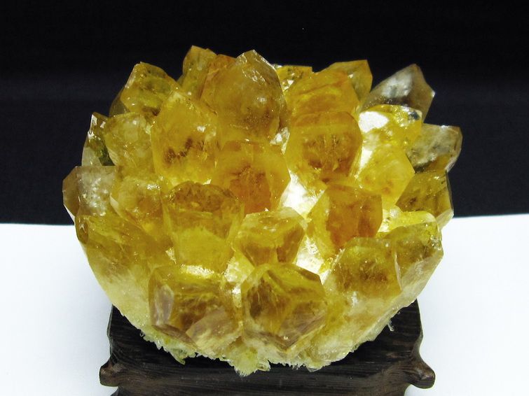 黄水晶 イエロークォーツ クラスター  [t802-4539] 3枚目