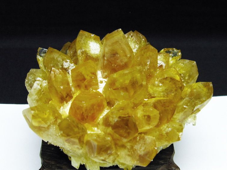 黄水晶 イエロークォーツ クラスター [T802-4541] 2枚目