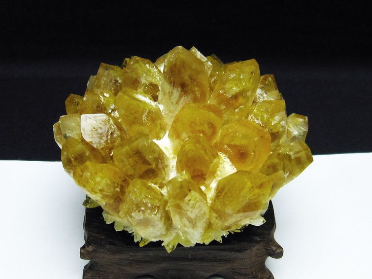 黄水晶 イエロークォーツ クラスター [T802-4541] 3枚目