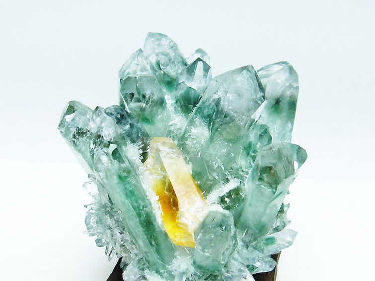 緑水晶 グリーンクォーツ クラスター[T802-5390] 3枚目