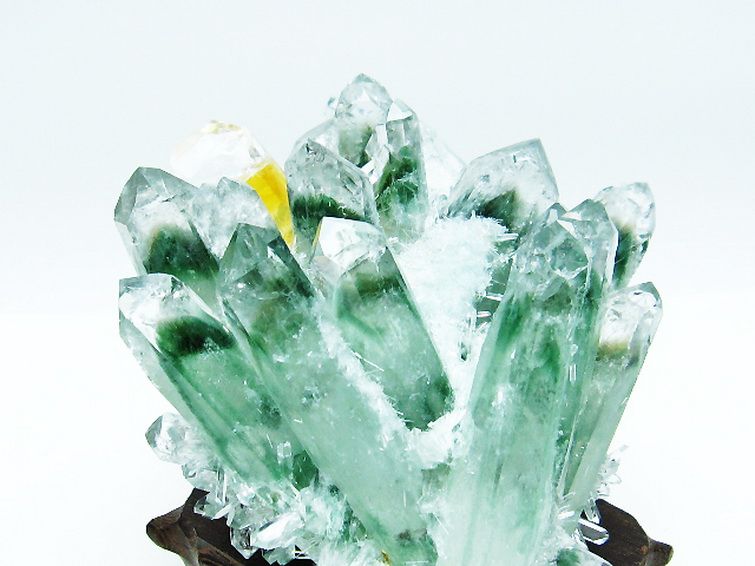 緑水晶 グリーンクォーツ クラスター[T802-5395] 3枚目
