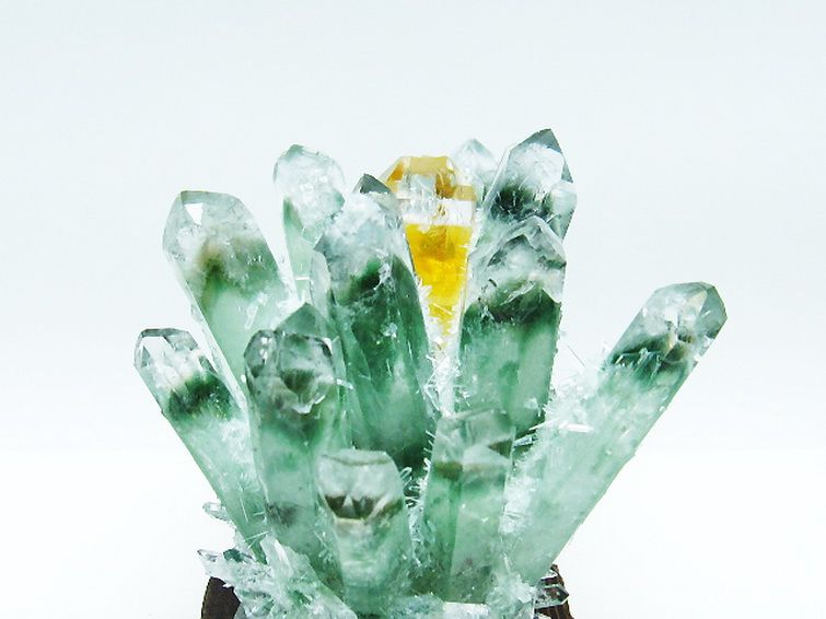 緑水晶 グリーンクォーツ クラスター[T802-5420] 2枚目