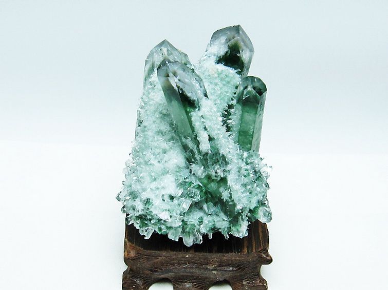 緑水晶 グリーンクォーツ クラスター [t802-5422] 1枚目