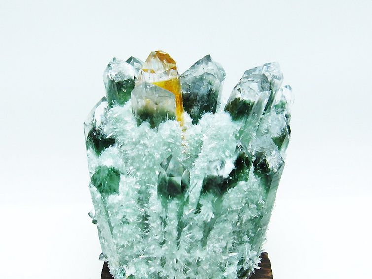 緑水晶 グリーンクォーツ クラスター[T802-5436] 2枚目