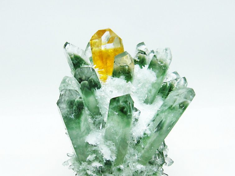 緑水晶 グリーンクォーツ クラスター[T802-5440] 3枚目