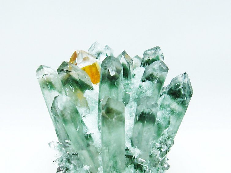 緑水晶 グリーンクォーツ クラスター[T802-5447] 2枚目