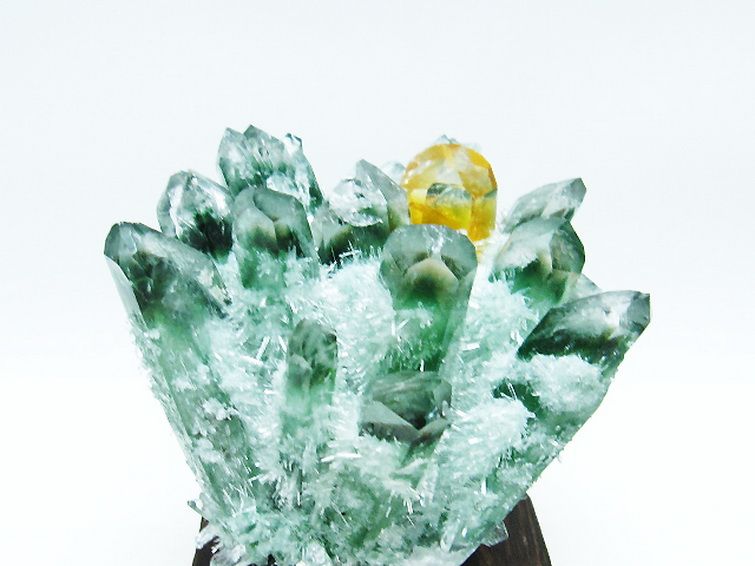 緑水晶 グリーンクォーツ クラスター[T802-5454] 2枚目