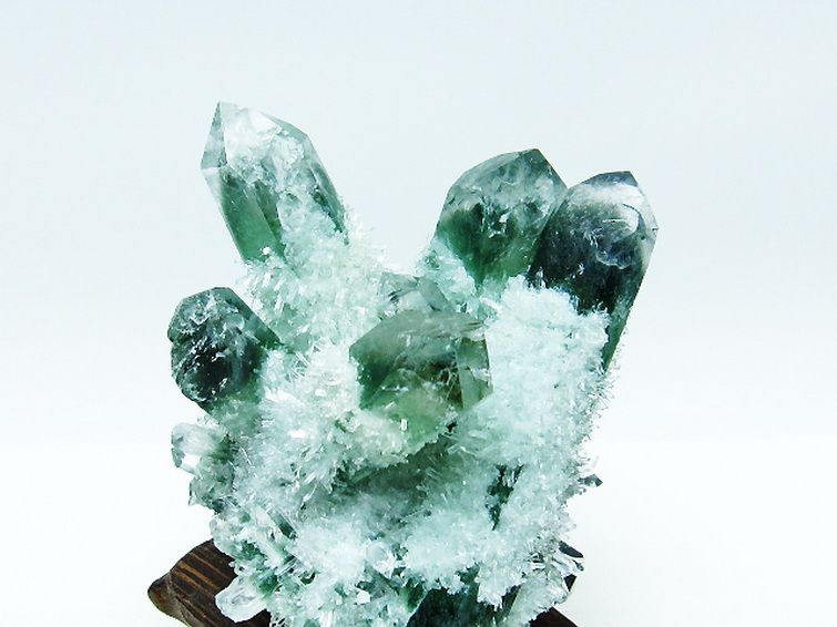 緑水晶 グリーンクォーツ クラスター[T802-5460] 3枚目