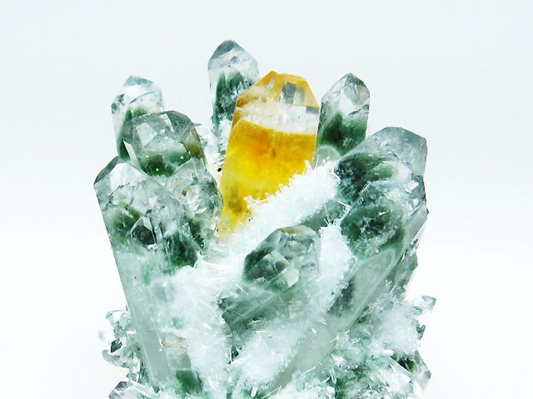 緑水晶 グリーンクォーツ クラスター[T802-5479] 3枚目