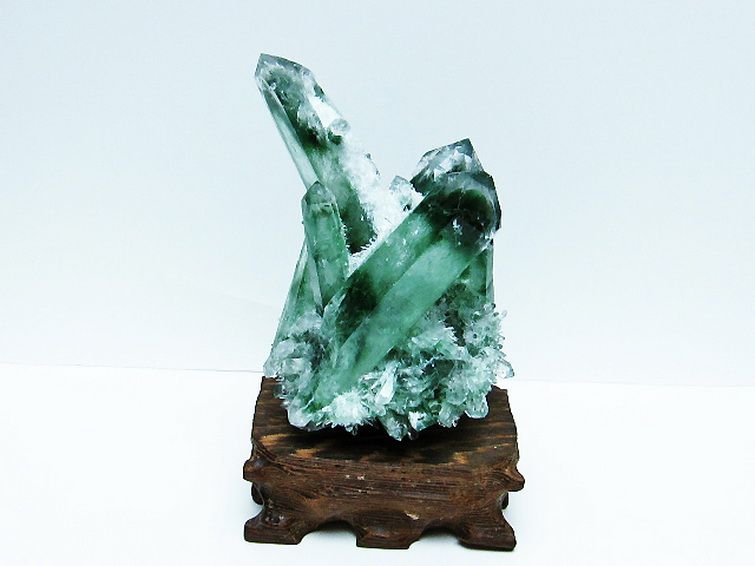 緑水晶 グリーンクォーツ クラスター[T802-5481] 1枚目