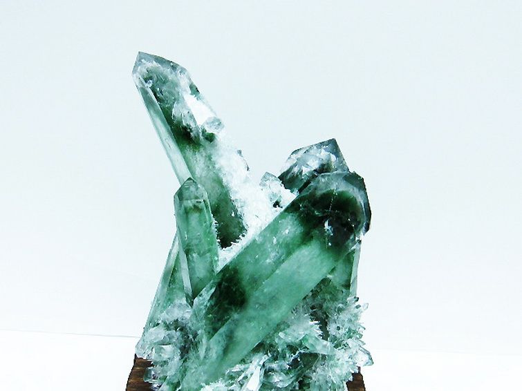 緑水晶 グリーンクォーツ クラスター[T802-5481] 2枚目