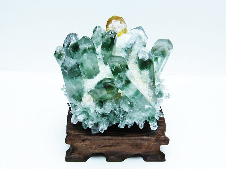 緑水晶 グリーンクォーツ クラスター[T802-5492] 1枚目