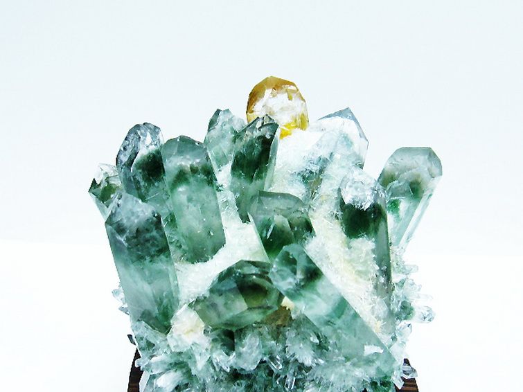 緑水晶 グリーンクォーツ クラスター[T802-5492] 2枚目