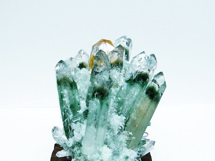 緑水晶 グリーンクォーツ クラスター[T802-5523] 3枚目