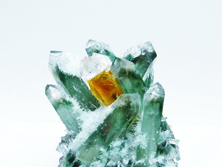 緑水晶 グリーンクォーツ クラスター[T802-5526] 2枚目