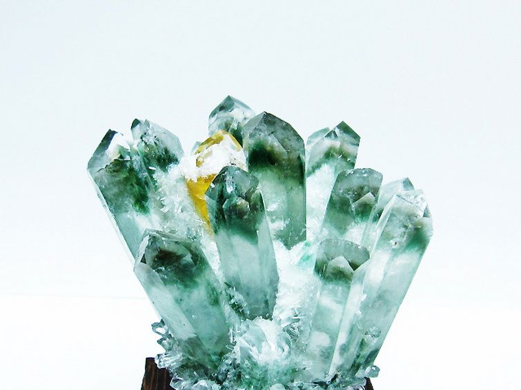 緑水晶 グリーンクォーツ クラスター[T802-5528] 2枚目