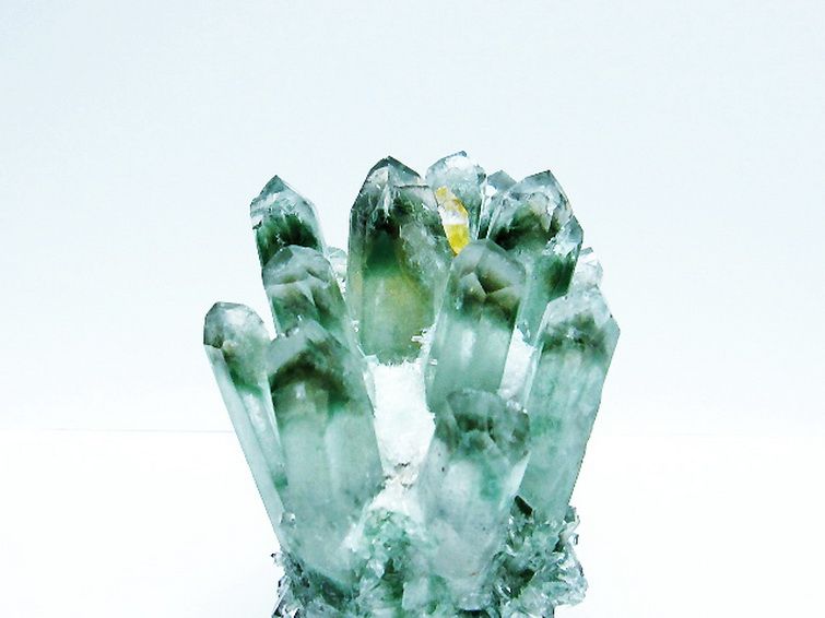 緑水晶 グリーンクォーツ クラスター[T802-5528] 3枚目