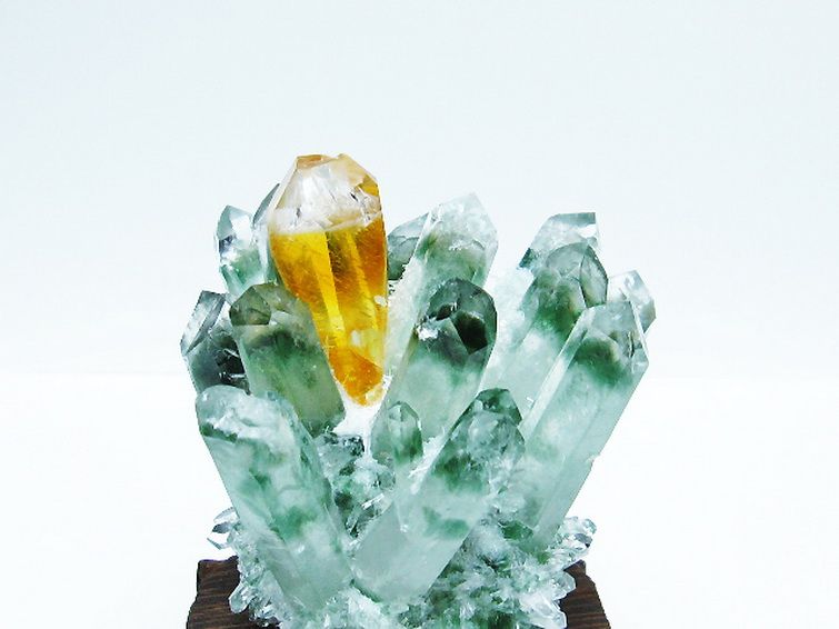 緑水晶 グリーンクォーツ クラスター[T802-5534] 2枚目