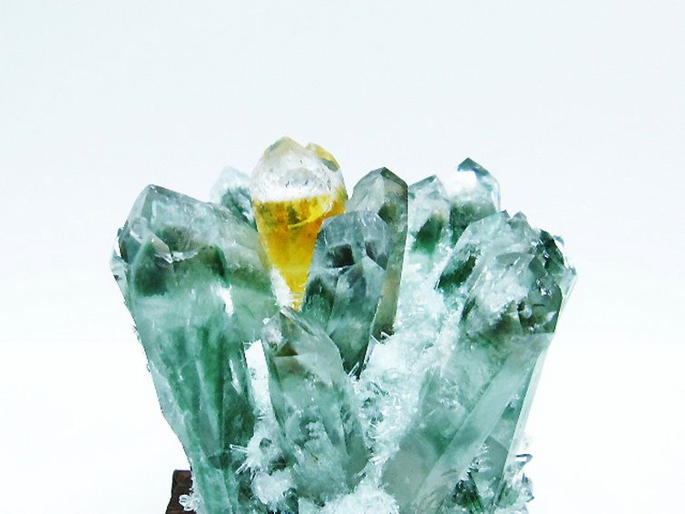 緑水晶 グリーンクォーツ クラスター[T802-5545] 2枚目