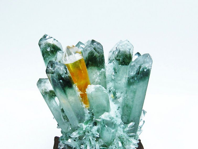 緑水晶 グリーンクォーツ クラスター[T802-5546] 2枚目