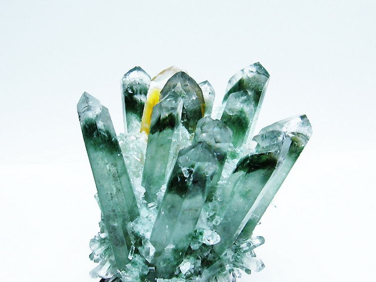 緑水晶 グリーンクォーツ クラスター[T802-5546] 3枚目