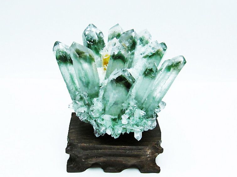 緑水晶 グリーンクォーツ クラスター [t802-5549] 1枚目