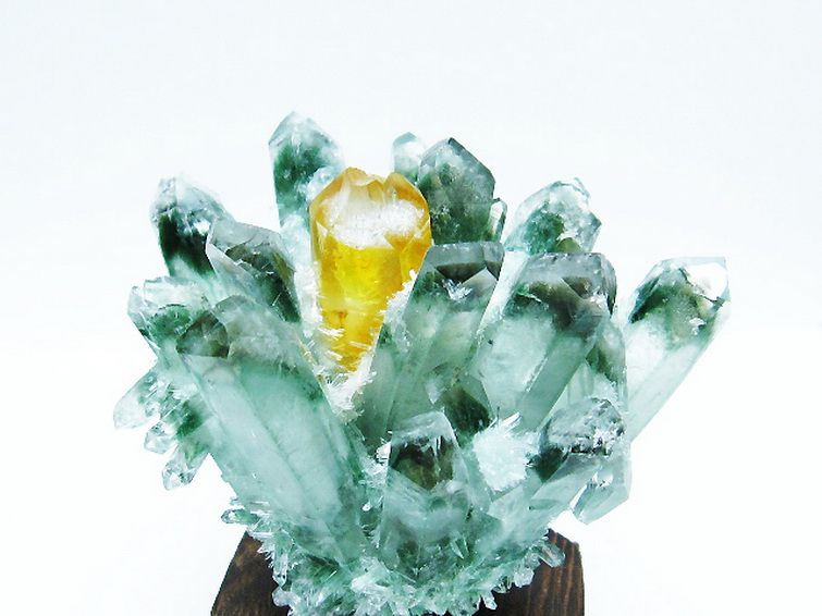 緑水晶 グリーンクォーツ クラスター[T802-5562] 3枚目
