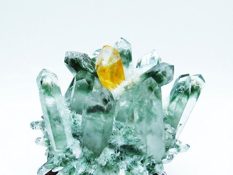 緑水晶 グリーンクォーツ クラスター[T802-5564] 2枚目