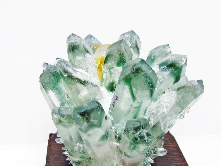 緑水晶 グリーンクォーツ クラスター[T802-5814] 3枚目