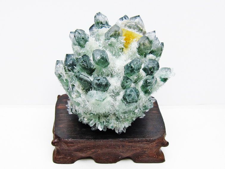 緑水晶 グリーンクォーツ クラスター [t802-5886] 1枚目