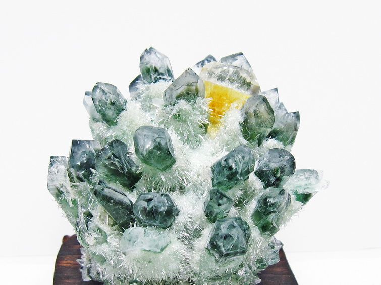 緑水晶 グリーンクォーツ クラスター [t802-5886] 2枚目