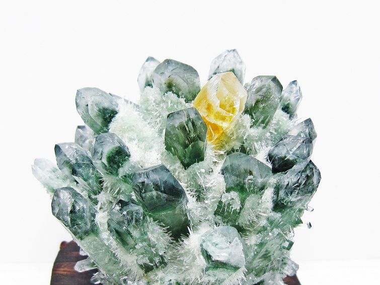 緑水晶 グリーンクォーツ クラスター [t802-5886] 3枚目