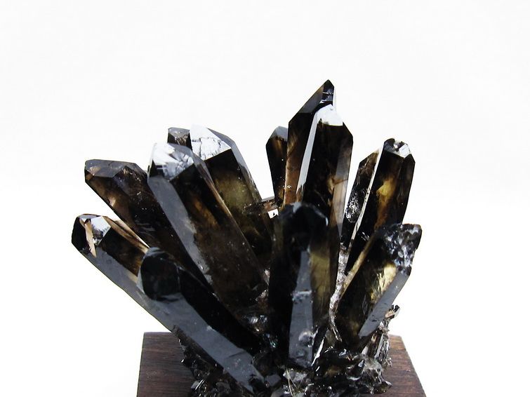 黒水晶 ブラッククォーツ クラスター[T802-6038] 3枚目