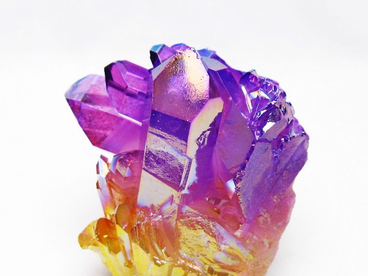 オーラ水晶 オーラクリスタル クラスター (レインボー)[T802-6146] 3枚目