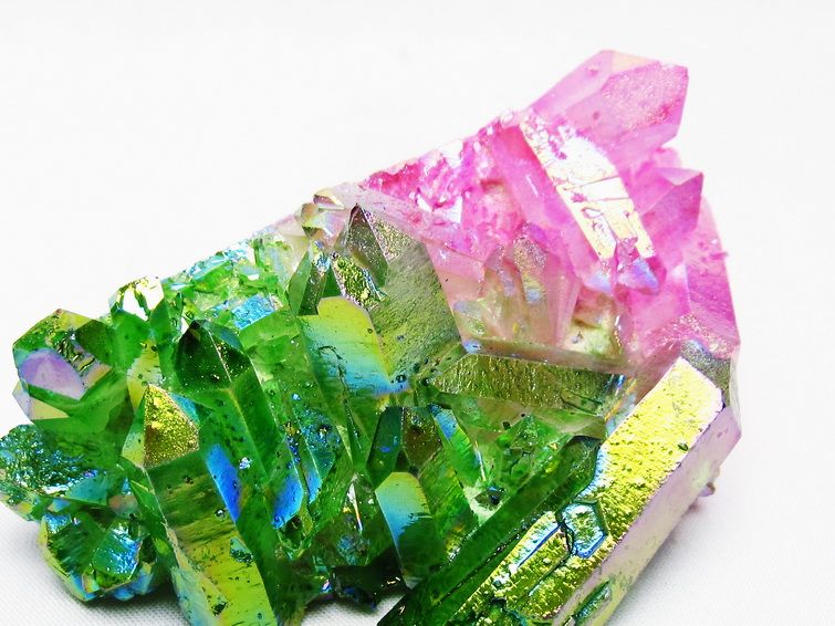 オーラ水晶 オーラクリスタル クラスター (レインボー)[T802-6155] 3枚目