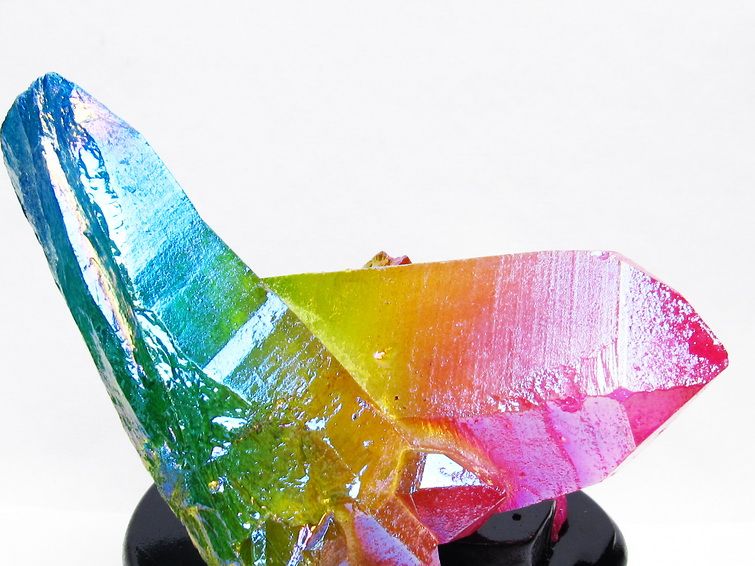 オーラ水晶 オーラクリスタル クラスター (レインボー)[T802-6184] 2枚目