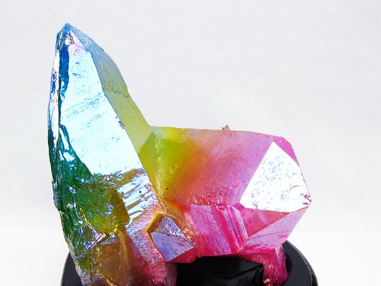 オーラ水晶 オーラクリスタル クラスター (レインボー)[T802-6184] 3枚目
